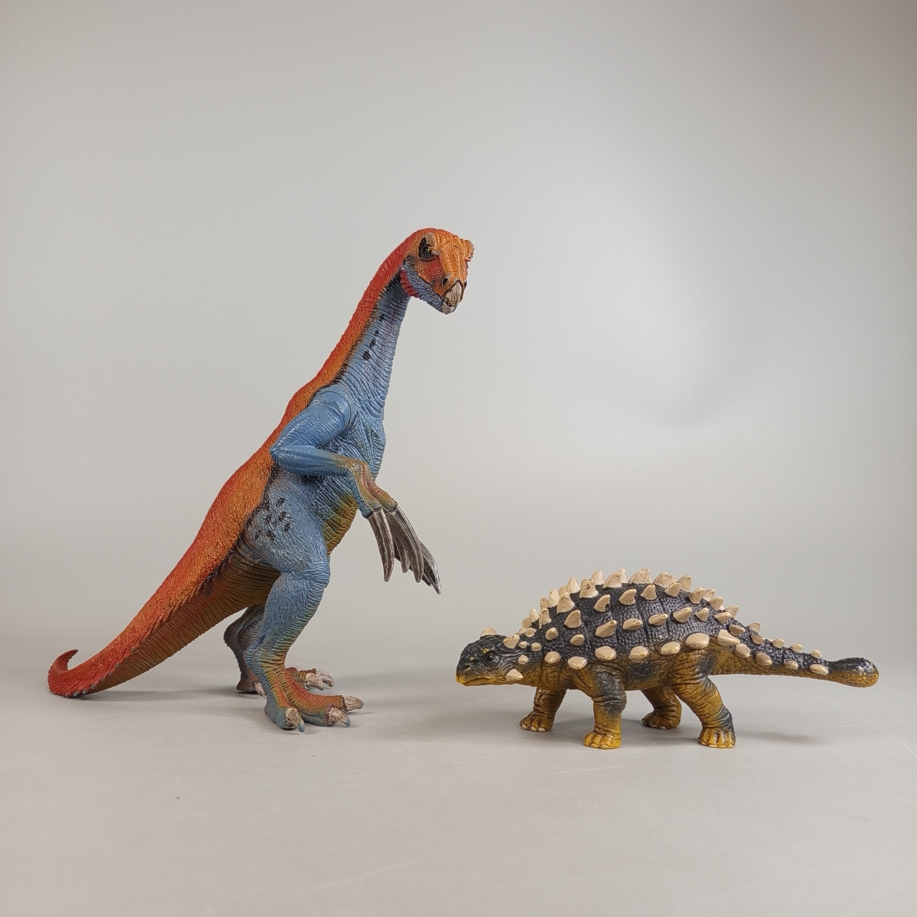 Schleich Dinosaurier Figuren Set – Therizinosaurus & Ankylosaurus